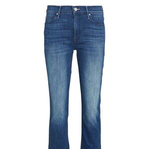MOTHER Denim - Mid Rise Dazzler Crop Fray